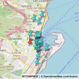 Mappa Via Giuseppe Garibaldi, 98122 Messina ME, Italia (0.696)
