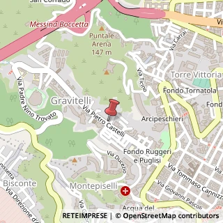 Mappa Via Pietro Castelli, 64/66, 98122 Messina, Messina (Sicilia)