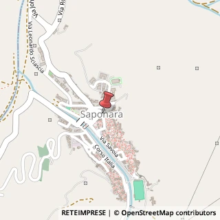 Mappa Piazza Umberto I, 18, 98047 Saponara, Messina (Sicilia)