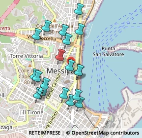 Mappa Piazza Unione Europea, 98122 Messina ME, Italia (0.514)
