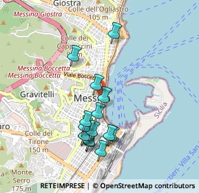 Mappa Piazza Unione Europea, 98122 Messina ME, Italia (0.95867)