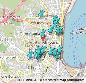 Mappa Salita della Caperrina, 98122 Messina ME, Italia (0.4365)