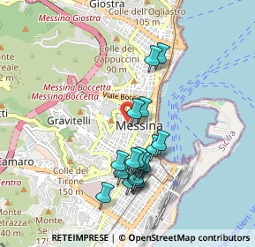 Mappa Salita della Caperrina, 98122 Messina ME, Italia (0.935)