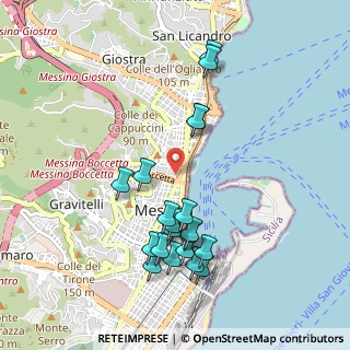 Mappa Via Concezione, 98122 Messina ME, Italia (1.1105)