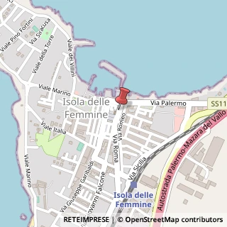 Mappa Via Roma, 31, 90040 Isola delle Femmine, Palermo (Sicilia)