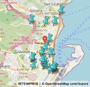 Mappa Via Santa Chiara, 98122 Messina ME, Italia (1.1045)