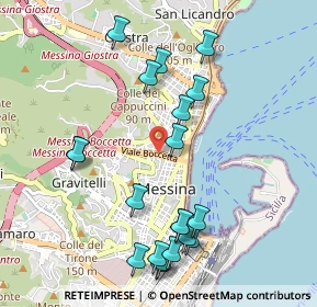 Mappa Via Santa Chiara, 98122 Messina ME, Italia (1.2325)