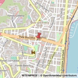 Mappa Via Monsignore Bruno Francesco, 12, 98122 Messina, Messina (Sicilia)