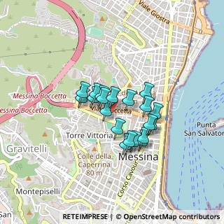 Mappa Via Calamech Andrea, 98122 Messina ME, Italia (0.33)
