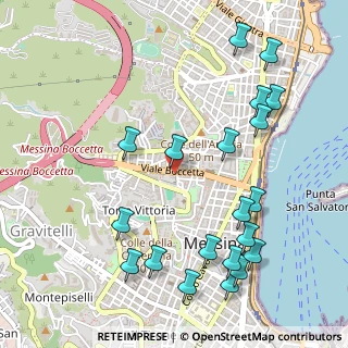 Mappa Via Calamech Andrea, 98122 Messina ME, Italia (0.6915)