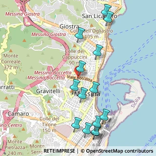 Mappa Via Calamech Andrea, 98122 Messina ME, Italia (1.32643)