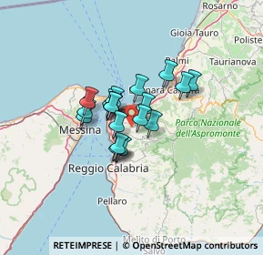 Mappa Via Imperio Inferiore, 89050 Calanna RC, Italia (8.999)