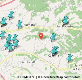 Mappa Via Imperio Inferiore, 89050 Calanna RC, Italia (3.2165)