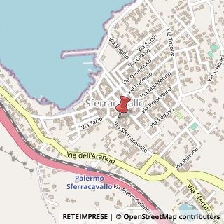 Mappa Via del Manderino, 3, 90147 Capaci, Palermo (Sicilia)