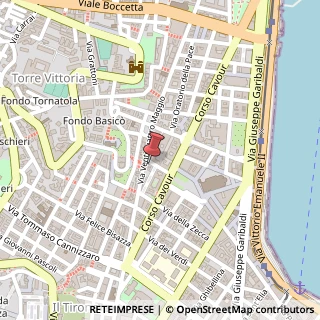 Mappa Via Oratorio San Francesco, 5, 98122 Messina, Messina (Sicilia)