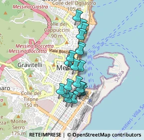 Mappa Via Cristoforo Colombo, 98123 Messina ME, Italia (0.741)