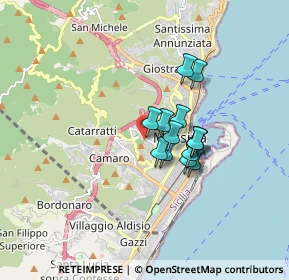 Mappa Via Piombino, 98122 Messina ME, Italia (1.25857)