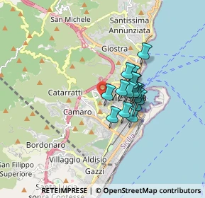 Mappa Via Piombino, 98122 Messina ME, Italia (1.25375)