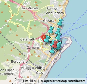 Mappa Via Piombino, 98122 Messina ME, Italia (1.23182)
