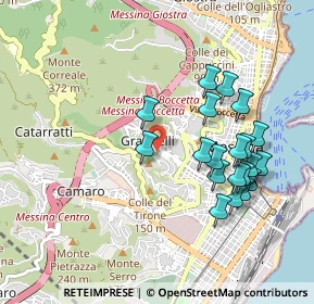 Mappa Via Piombino, 98122 Messina ME, Italia (1.061)
