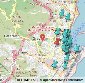 Mappa Via Piombino, 98122 Messina ME, Italia (1.291)