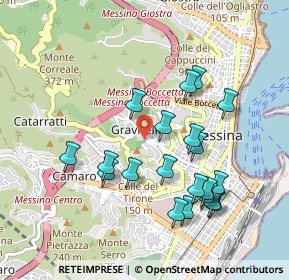 Mappa Via Piombino, 98122 Messina ME, Italia (1.047)