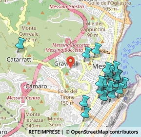 Mappa Via Piombino, 98122 Messina ME, Italia (1.3275)