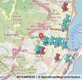 Mappa Via Piombino, 98122 Messina ME, Italia (1.11438)