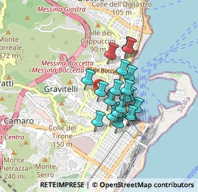 Mappa Via Malvizzi, 98122 Messina ME, Italia (0.67)