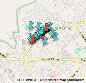 Mappa Via Patroclo, 90151 Palermo PA, Italia (0.21786)