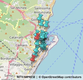 Mappa Via Loggia dei Mercanti, 98122 Messina ME, Italia (1.00611)