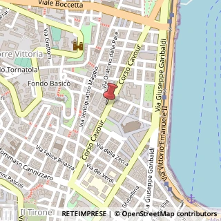 Mappa Corso Cavour, 87, 98122 Messina, Messina (Sicilia)