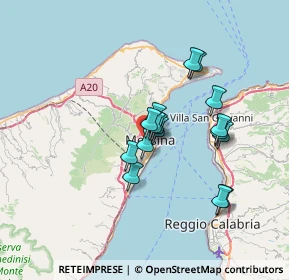 Mappa Via G. A, 98122 Messina ME, Italia (5.92938)