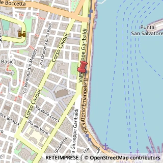 Mappa Via Giuseppe Garibaldi,  120, 98122 Messina, Messina (Sicilia)