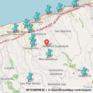 Mappa Via Circonvallazione, 98040 Valdina ME, Italia (3.07917)