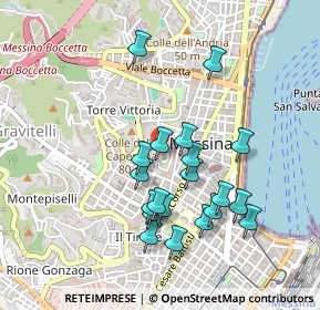 Mappa Via Dina e Clarenza, 98121 Messina ME, Italia (0.481)