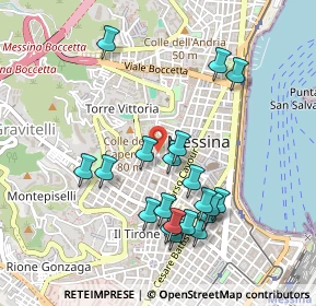 Mappa Via Dina e Clarenza, 98121 Messina ME, Italia (0.534)