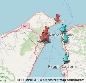 Mappa Via Dina e Clarenza, 98122 Messina ME, Italia (5.44563)