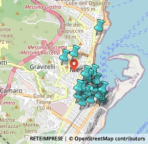 Mappa Via Dina e Clarenza, 98121 Messina ME, Italia (0.826)