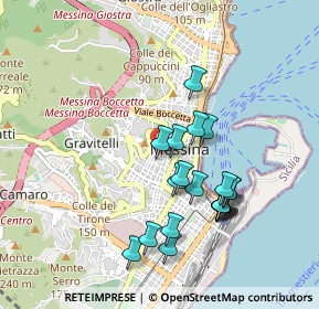 Mappa Via Dina e Clarenza, 98122 Messina ME, Italia (0.9685)