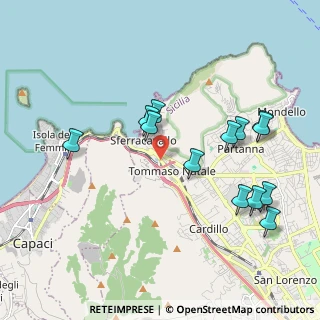 Mappa Via Sferracavallo, 90151 Palermo PA, Italia (2.29154)
