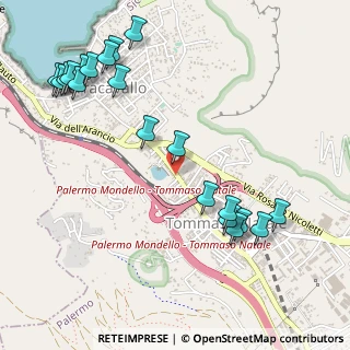 Mappa Via Sferracavallo, 90151 Palermo PA, Italia (0.7115)