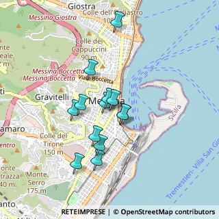 Mappa Zona pedonale, 98122 Messina ME, Italia (0.78769)