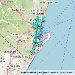 Mappa Strada S. Giacomo, 98122 Messina ME, Italia (1.068)