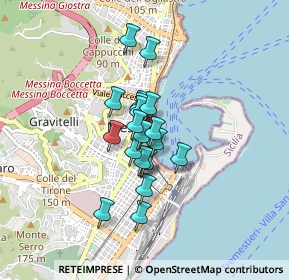 Mappa Via S. Giacomo, 98122 Messina ME, Italia (0.6125)