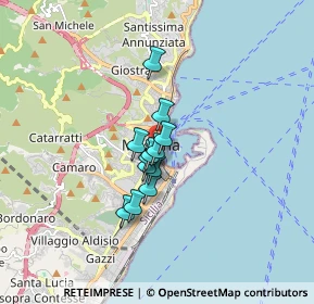 Mappa Via S. Giacomo, 98122 Messina ME, Italia (1.09583)