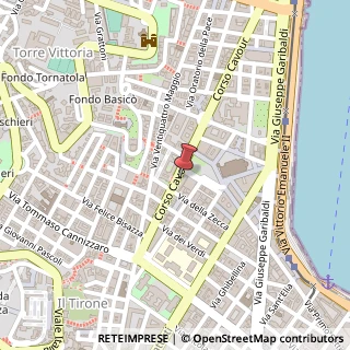 Mappa Corso Cavour, 106, 98122 Messina, Messina (Sicilia)