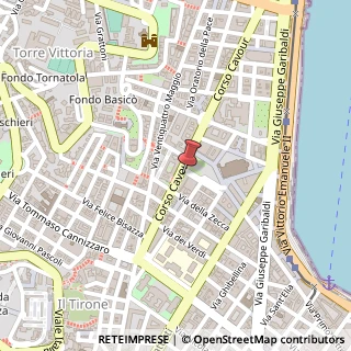 Mappa Corso Cavour, 116, 98122 Messina, Messina (Sicilia)