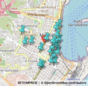 Mappa 98122 Messina ME, Italia (0.404)