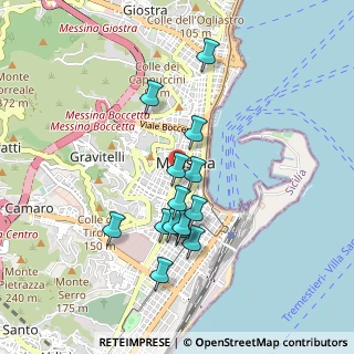 Mappa 98122 Messina ME, Italia (0.88071)